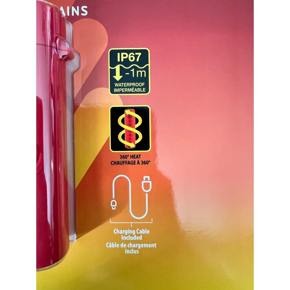 NWT POWERPAW 501 Rechargeable Hand Warmer, 2-pack, Red - Picture 4 of 7